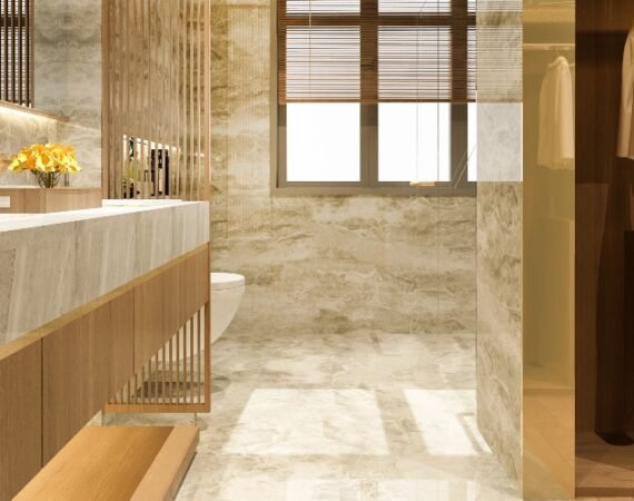 travertine in interior