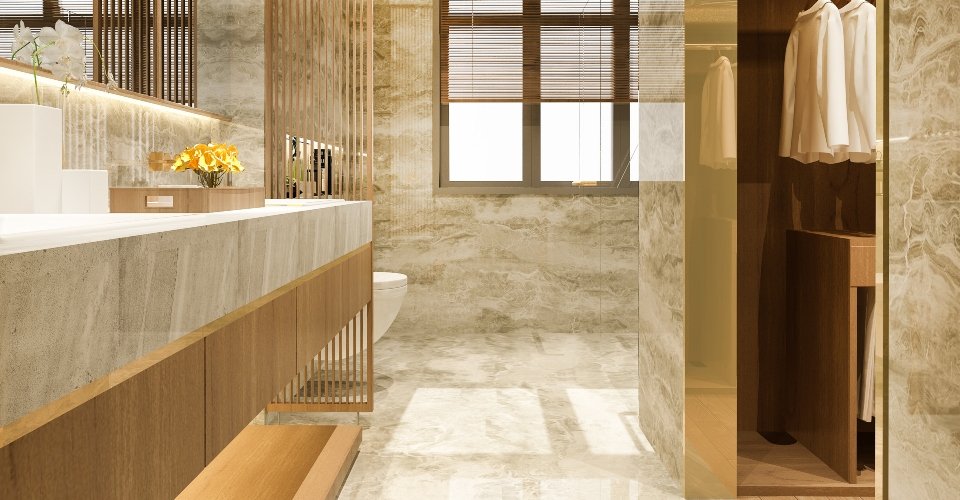 travertine in interior